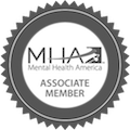 MHA心理健康美国助理会员标志